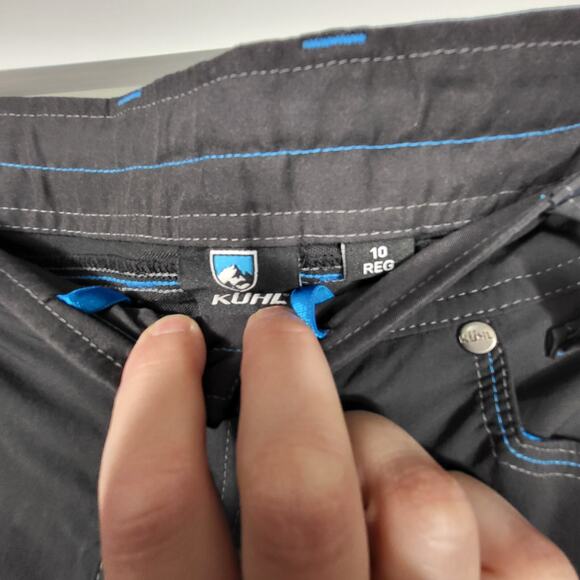 Kuhl Black Zip Off Shorts No Legs Women 10 REG - Picture 3 of 7